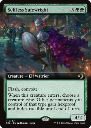Selfless Safewright (Extended Art) 367 Rare Lorwyn Eclipsed NM/M