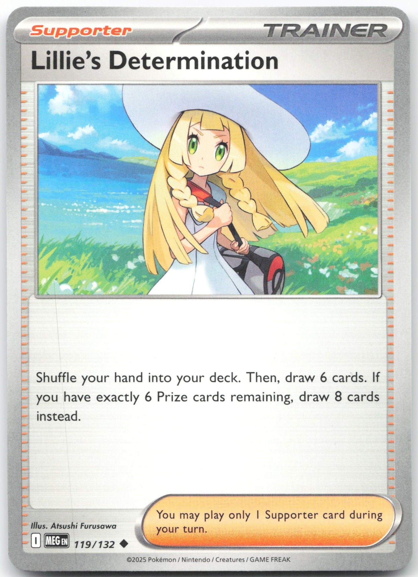 Lillie's Determination - Uncommon ME01: Mega Evolution 119/132 NM