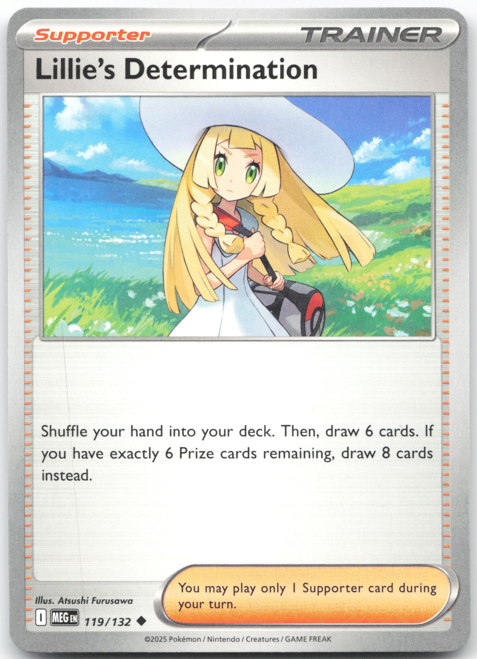 Lillie's Determination - Uncommon ME01: Mega Evolution 119/132 NM