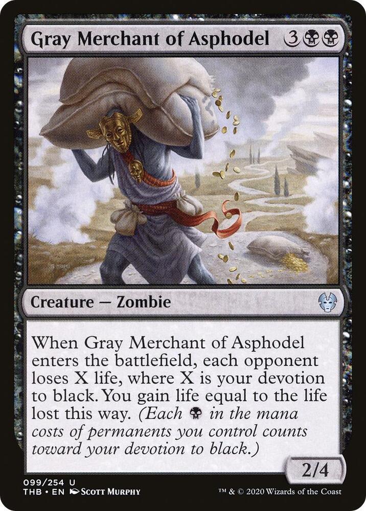 Gray Merchant of Asphodel 99 Uncommon Theros Beyond Death NM/M