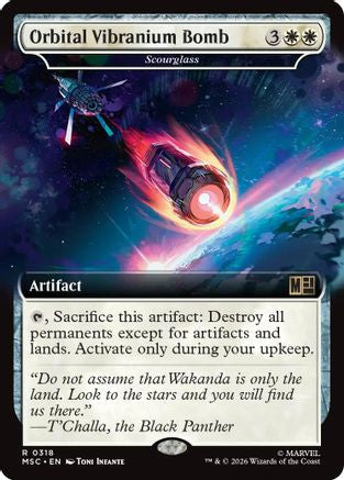 Orbital Vibranium Bomb - Scourglass (Extended Art) 318 Commander: Marvel Super Heroes NM/M