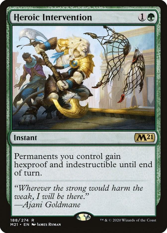 Heroic Intervention 188 Rare Core Set 2021 NM/M