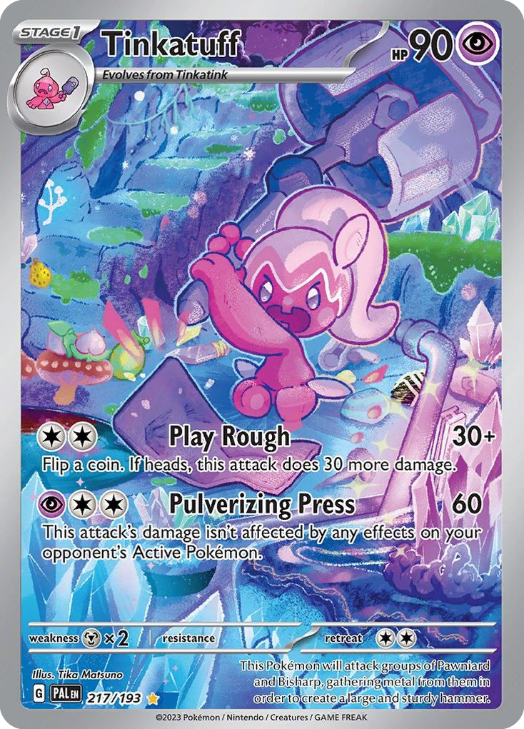 Tinkatuff 217/193 Illustration Rare Paldea Evolved NM/M