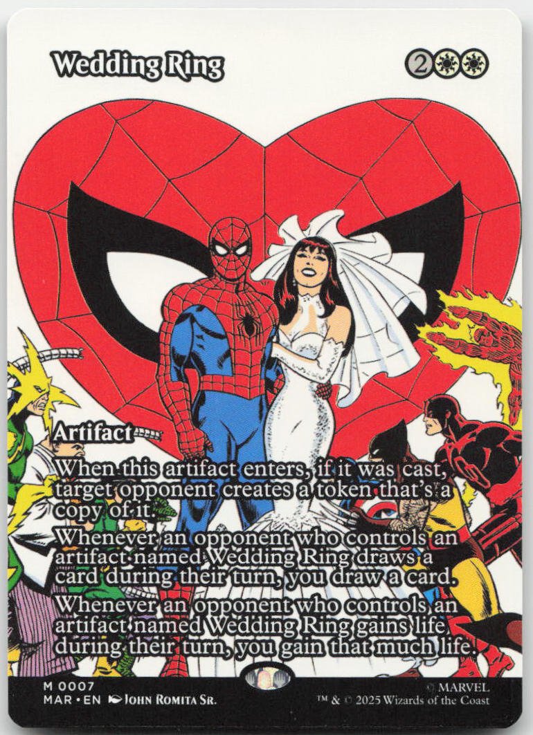 Wedding Ring (Borderless) M Marvel Eternal-Legal 7 NM