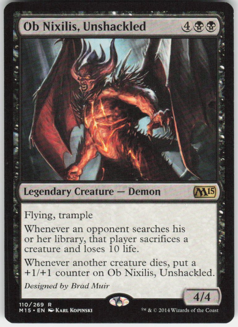 Ob Nixilis, Unshackled R Magic 2015 (M15) 110 NM