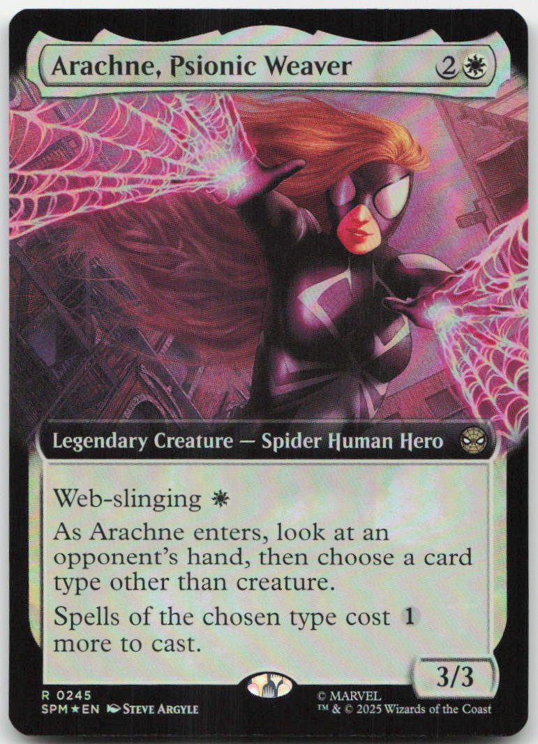 Arachne, Psionic Weaver (Extended Art) R Marvel's Spider-Man 245 NM