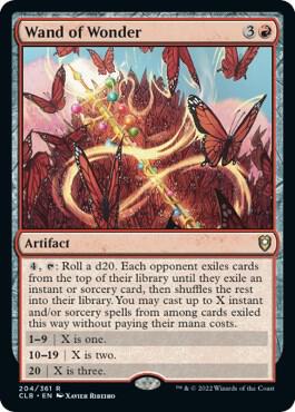Wand of Wonder 204 Rare Commander Legends: Battle for Baldur's Gate NM/M