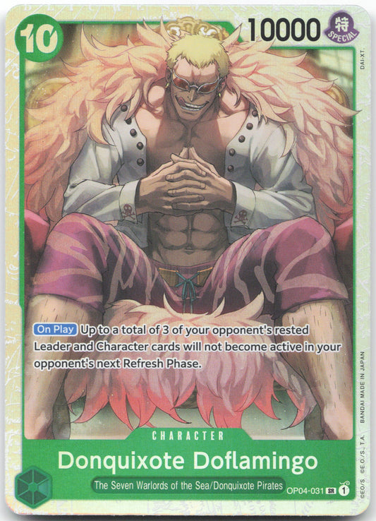 Donquixote Doflamingo (031) SR Kingdoms of Intrigue OP04-031 NM