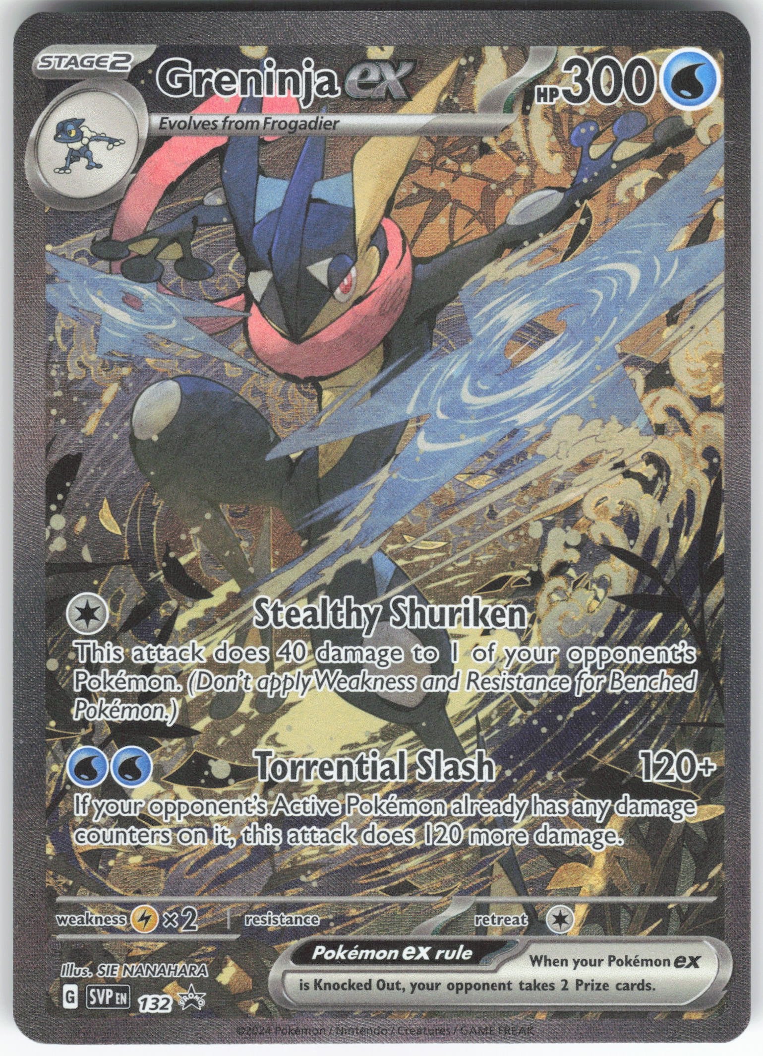 Greninja ex - Promo SV: Scarlet & Violet Promo Cards 132 NM