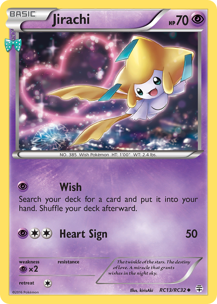 Jirachi RC13/RC32 Uncommon Generations NM/M