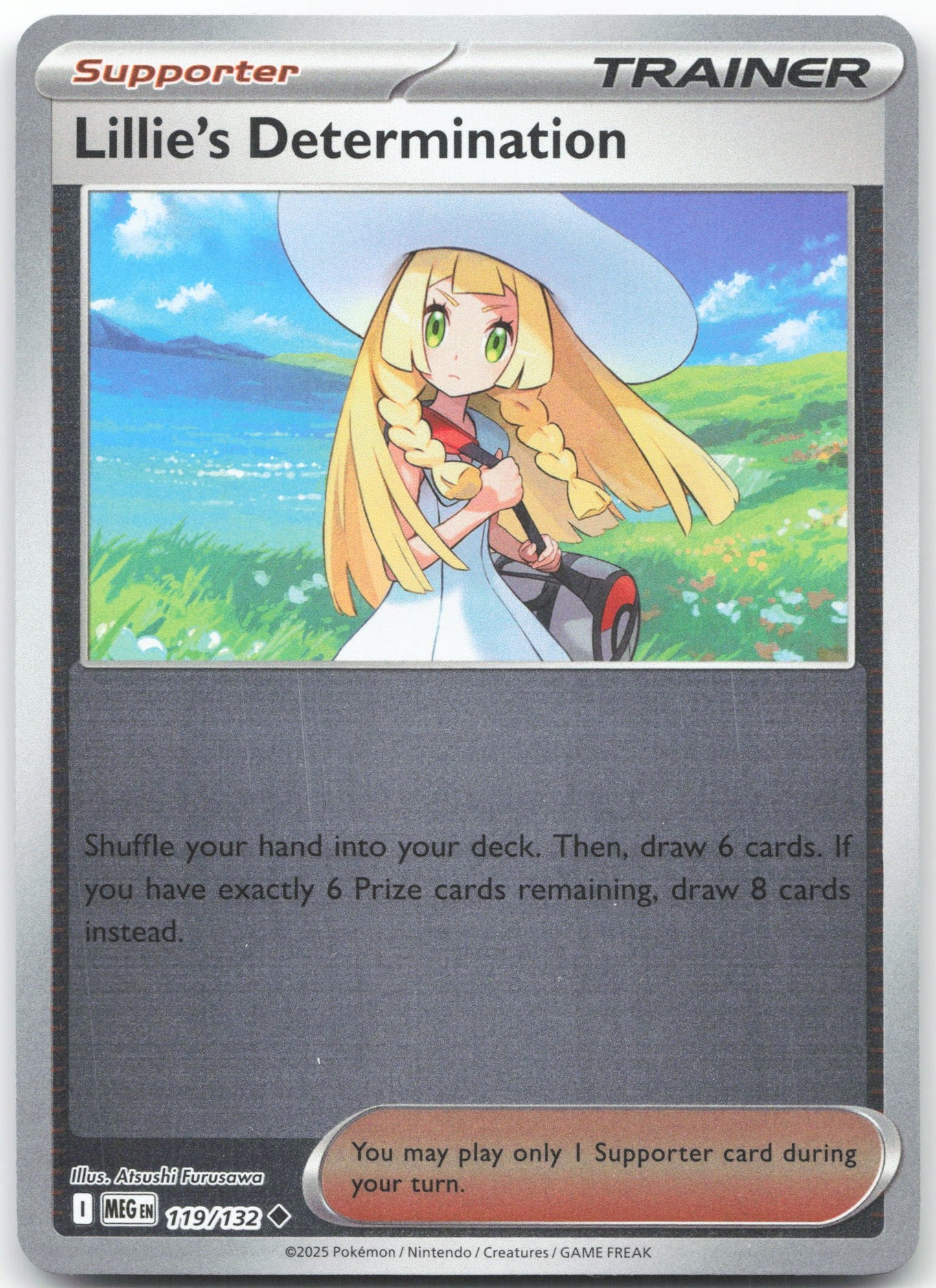 Lillie's Determination - Uncommon ME01: Mega Evolution 119/132 NM