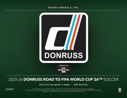 2025-26 Panini Donruss Road to FIFA World Cup Soccer Blaster Box