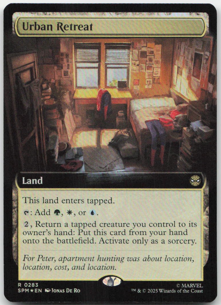 Urban Retreat (Extended Art) R Marvel's Spider-Man 283 NM