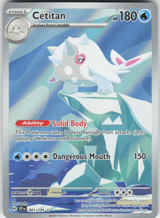 Cetitan - Illustration Rare SV08: Surging Sparks 201/191 NM