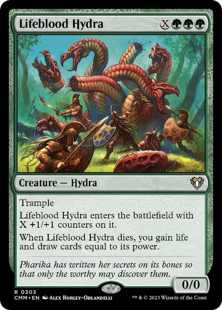 Lifeblood Hydra 303 Rare Commander Masters NM/M