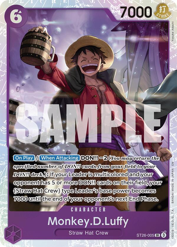 Monkey.D.Luffy ST26-005 Starter Deck 26: PURPLE/BLACK Monkey.D.Luffy NM/M