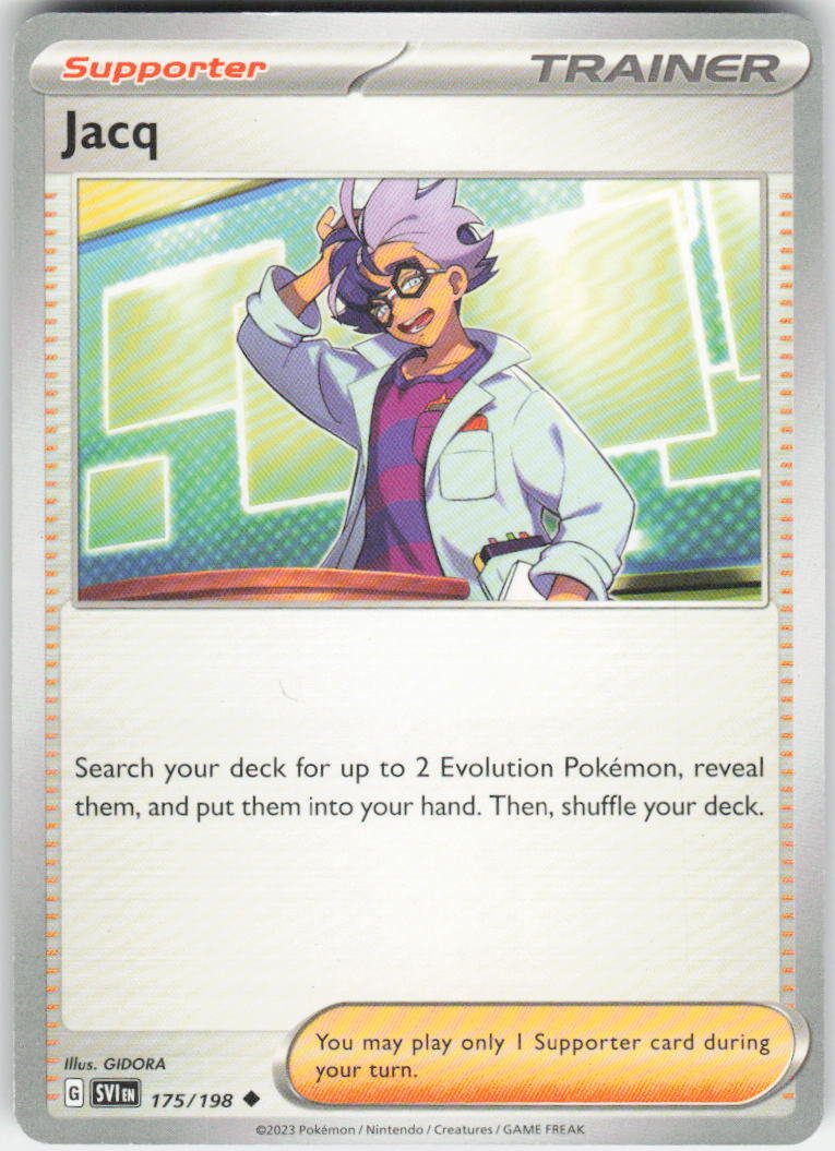 Jacq - Uncommon SV01: Scarlet & Violet Base Set 175/198 NM