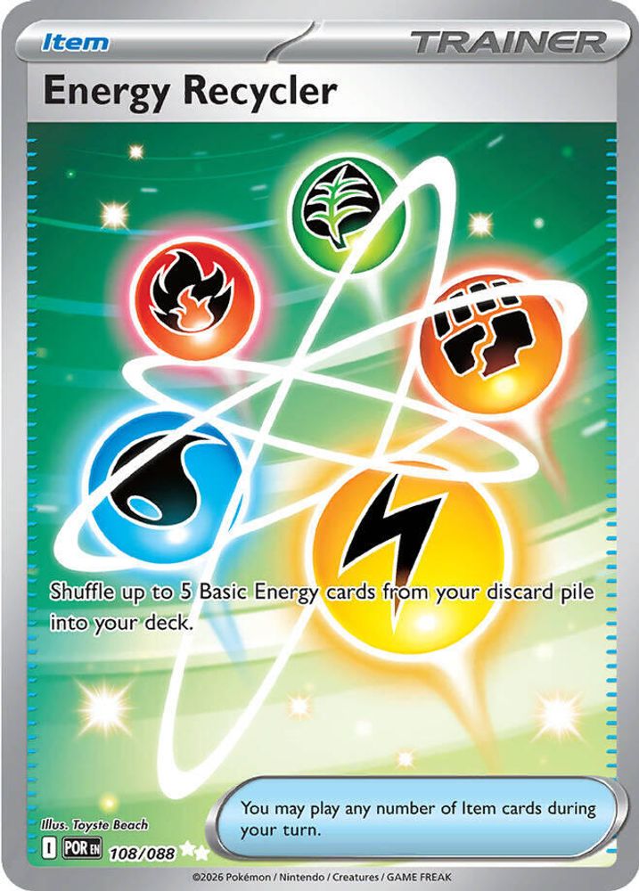 Energy Recycler 108/088 Ultra Rare Perfect Order NM/M