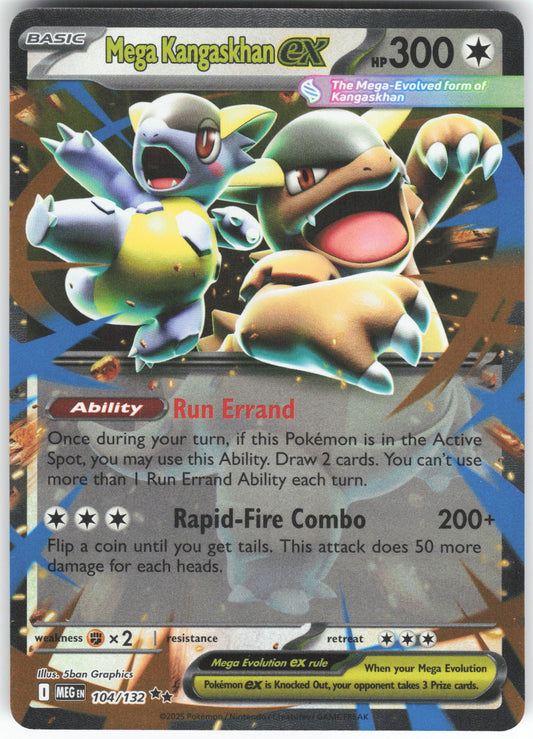Mega Kangaskhan ex - Double Rare ME01: Mega Evolution 104/132 NM