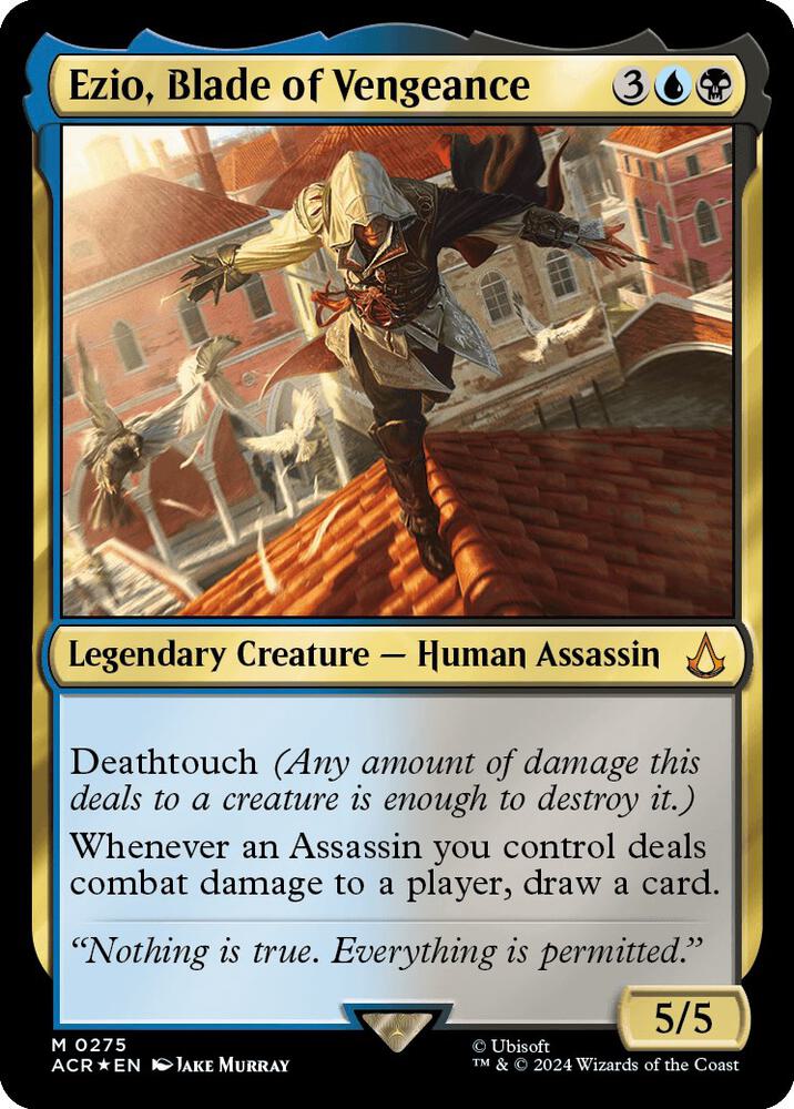 Ezio, Blade of Vengeance 275 Foil Mythic Universes Beyond: Assassin's Creed NM/M