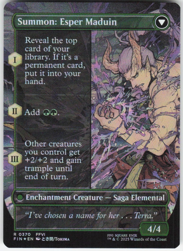 Esper Origins (Borderless) R FINAL FANTASY 370 NM (Back)