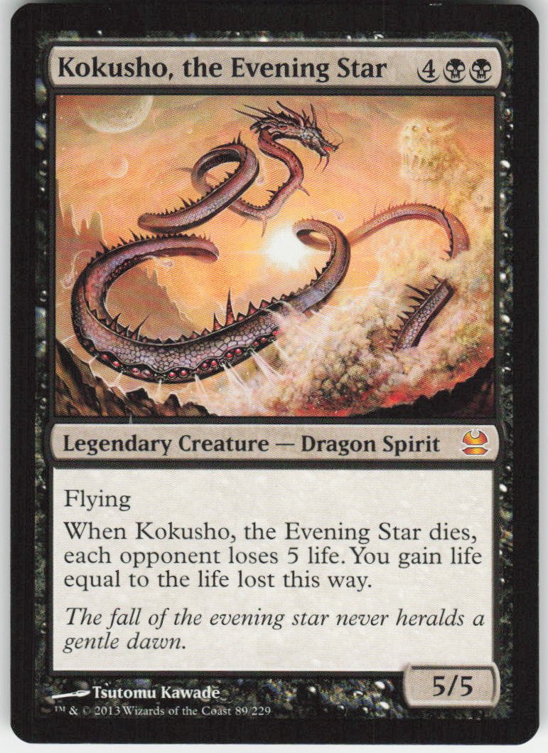 Kokusho, the Evening Star M Modern Masters 89 NM