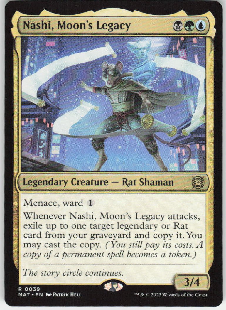 Nashi, Moon's Legacy R March of the Machine: The Aftermath 39 NM