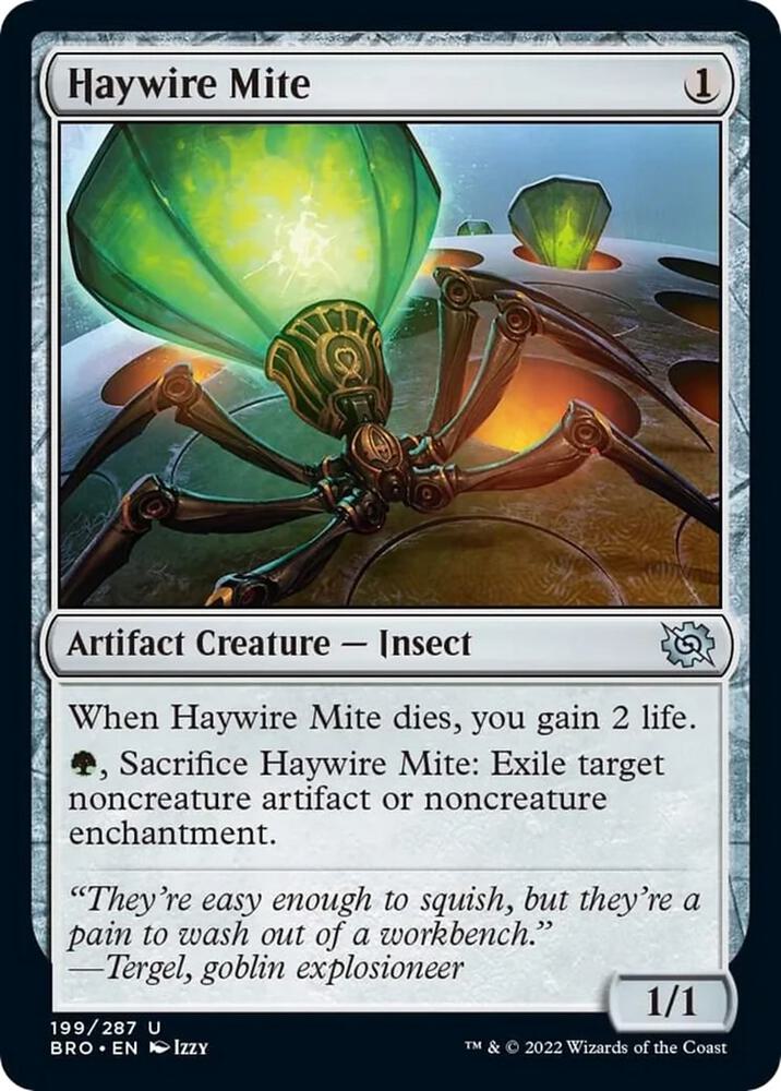 Haywire Mite 199 Uncommon The Brothers' War NM/M