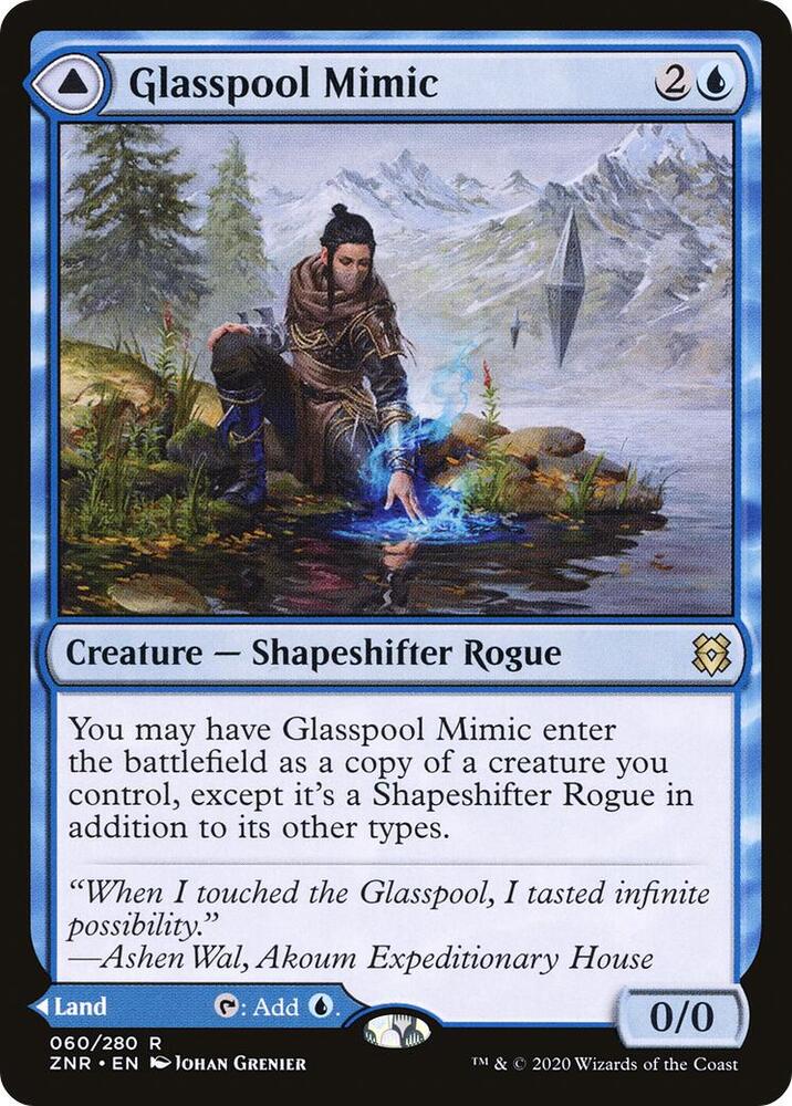 Glasspool Mimic 60 Rare Zendikar Rising NM/M