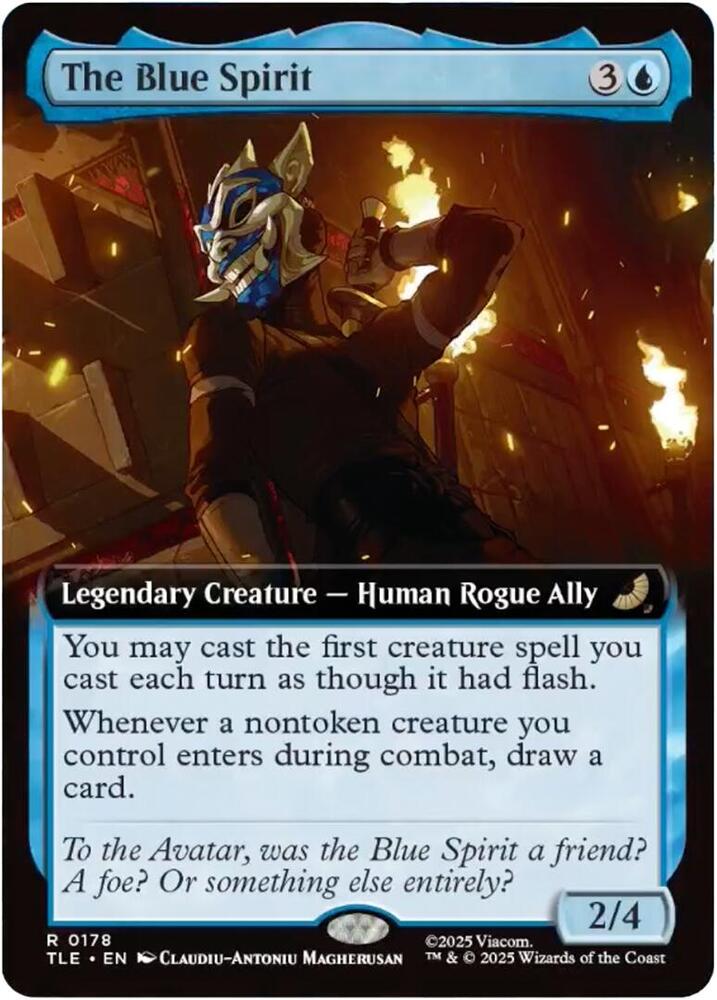 The Blue Spirit (Extended Art) 178 Avatar: The Last Airbender: Eternal-Legal NM/M