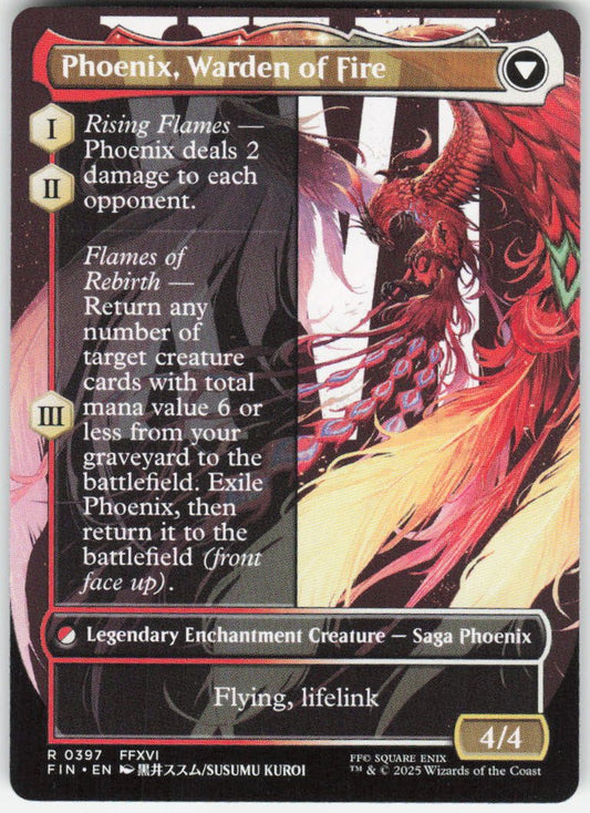 Joshua, Phoenix's Dominant (Borderless) R FINAL FANTASY 397 NM (Back)