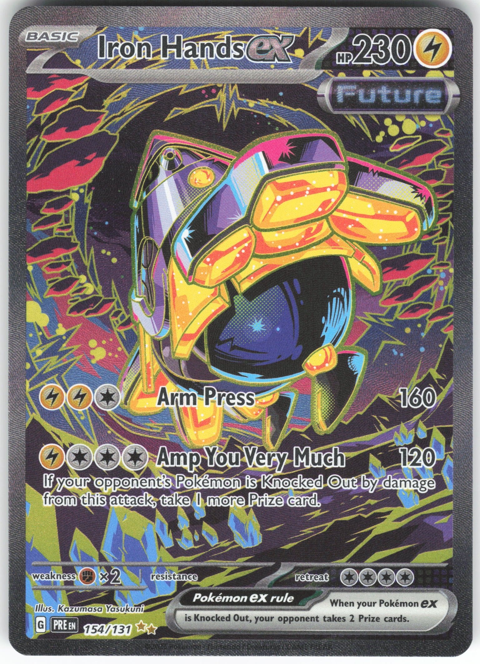 Iron Hands ex Special Illustration Rare SV: Prismatic Evolutions 154/131 NM