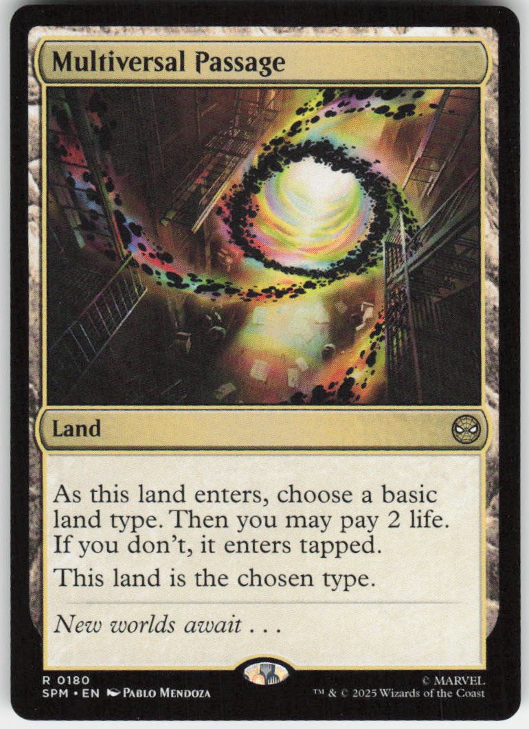 Multiversal Passage R Marvel's Spider-Man 180 NM