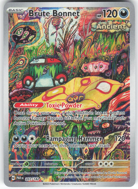 Brute Bonnet Illustration Rare SV04: Paradox Rift 207/182 NM