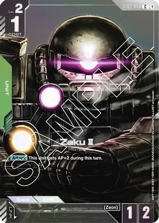 Zaku II (Premium Card Collection) ST03-008 C Gundam Promotional Cards NM/M
