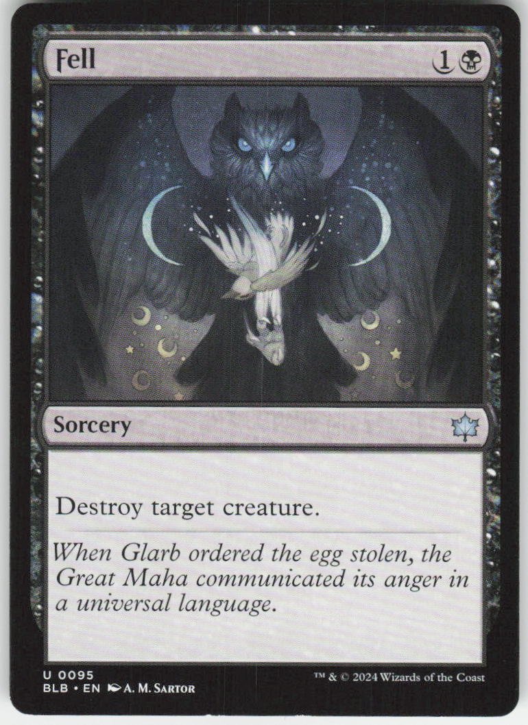 Fell U Bloomburrow 95 NM