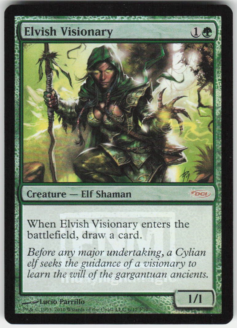 Elvish Visionary P FNM Promos 6 NM