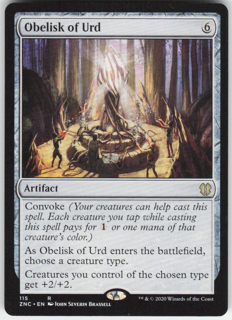 Obelisk of Urd R Commander: Zendikar Rising 115 NM