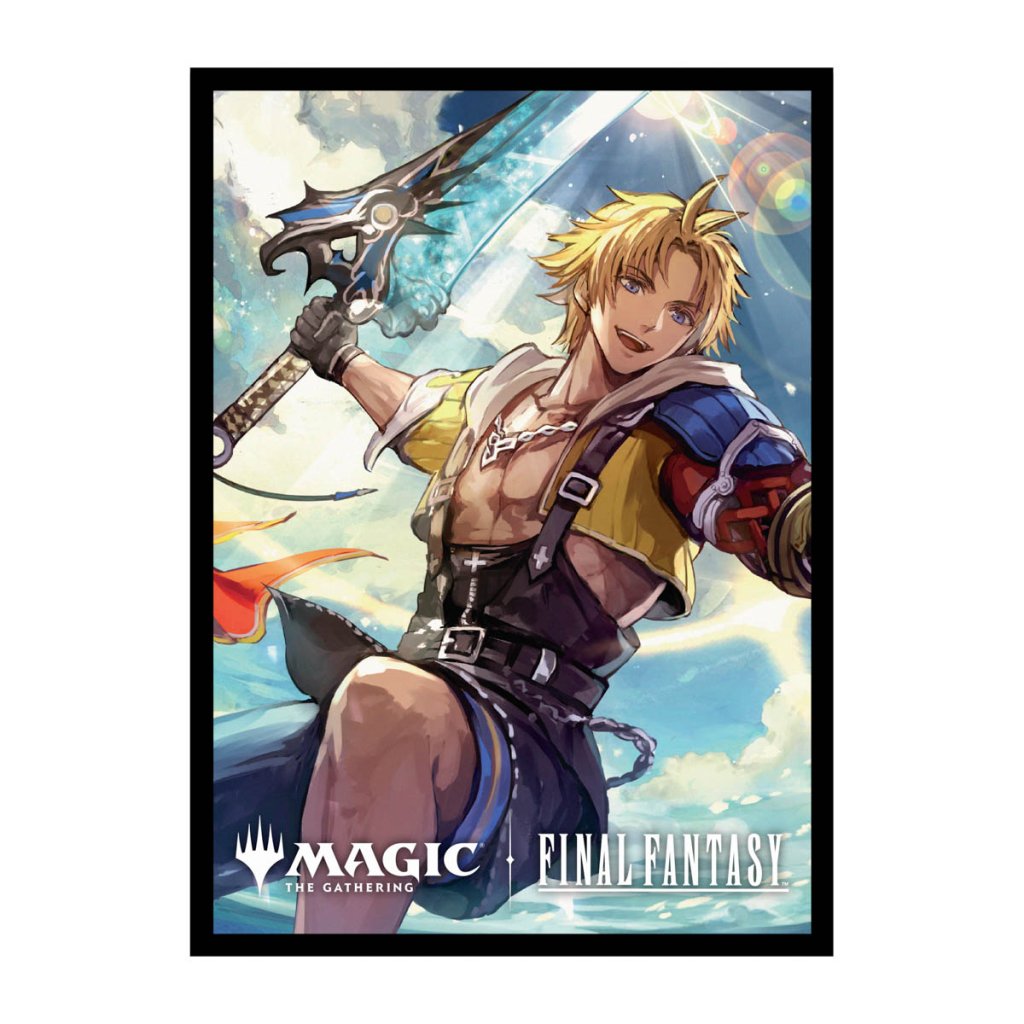 ULTRA PRO Magic: The Gathering - Final Fantasy 100ct Deck Protector Sleeves - Tidus Yunas Guardian