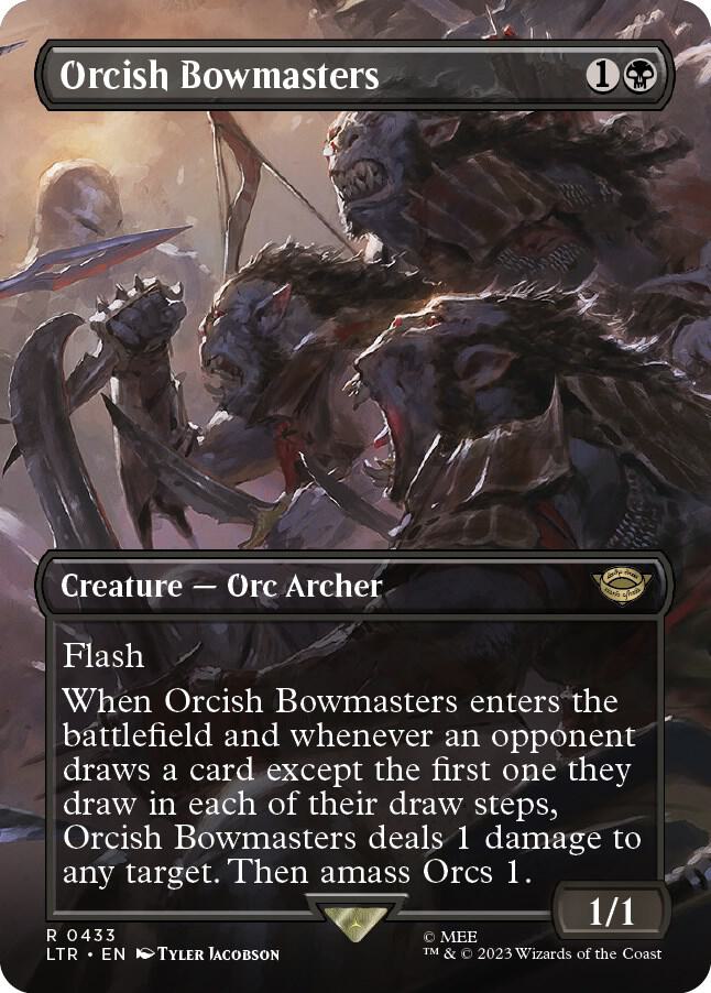 Orcish Bowmasters (Borderless) 433 Foil Universes Beyond: The Lord of the Rings: Tales of Middle-earth NM/M