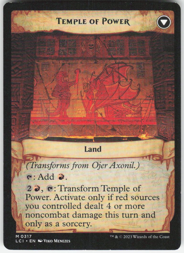 Ojer Axonil, Deepest Might (Showcase) M The Lost Caverns of Ixalan 317 NM (Back)