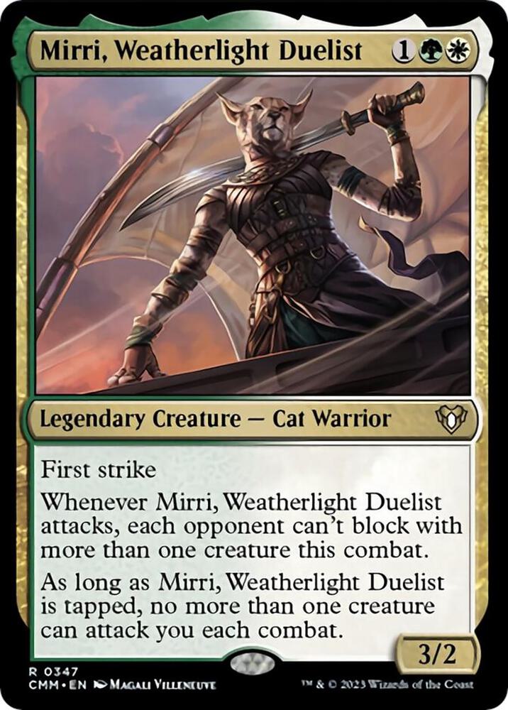 Mirri, Weatherlight Duelist 347 Rare Commander Masters NM/M