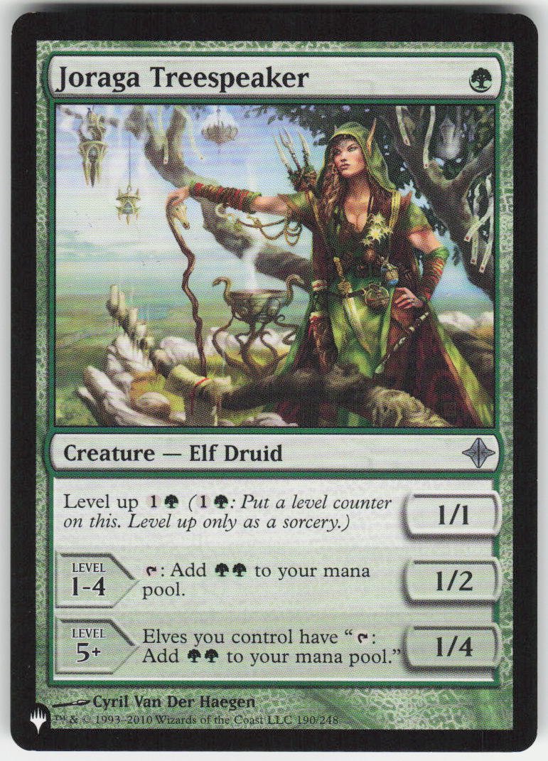Joraga Treespeaker U The List Reprints 190/248 NM