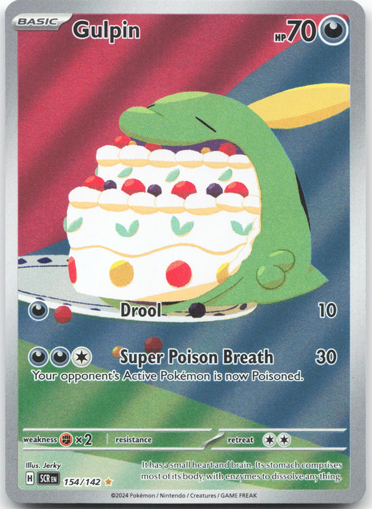 Gulpin - Illustration Rare SV07: Stellar Crown 154/142 NM