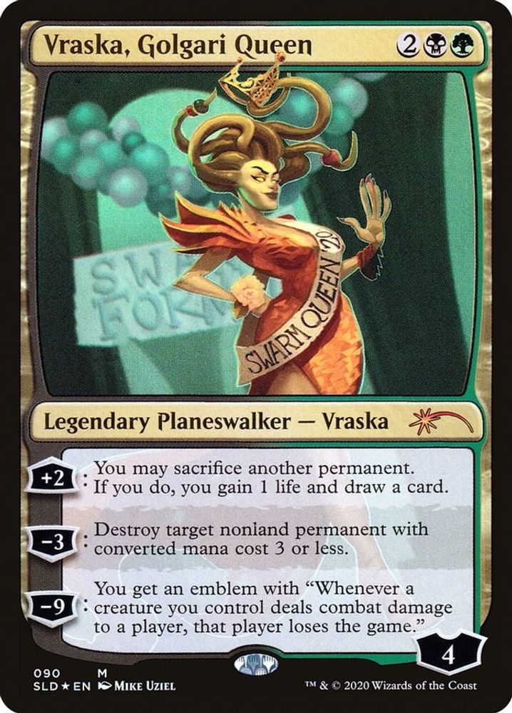 Vraska, Golgari Queen (090) 90 Mythic Foil Secret Lair Drop Series Holo NM/M