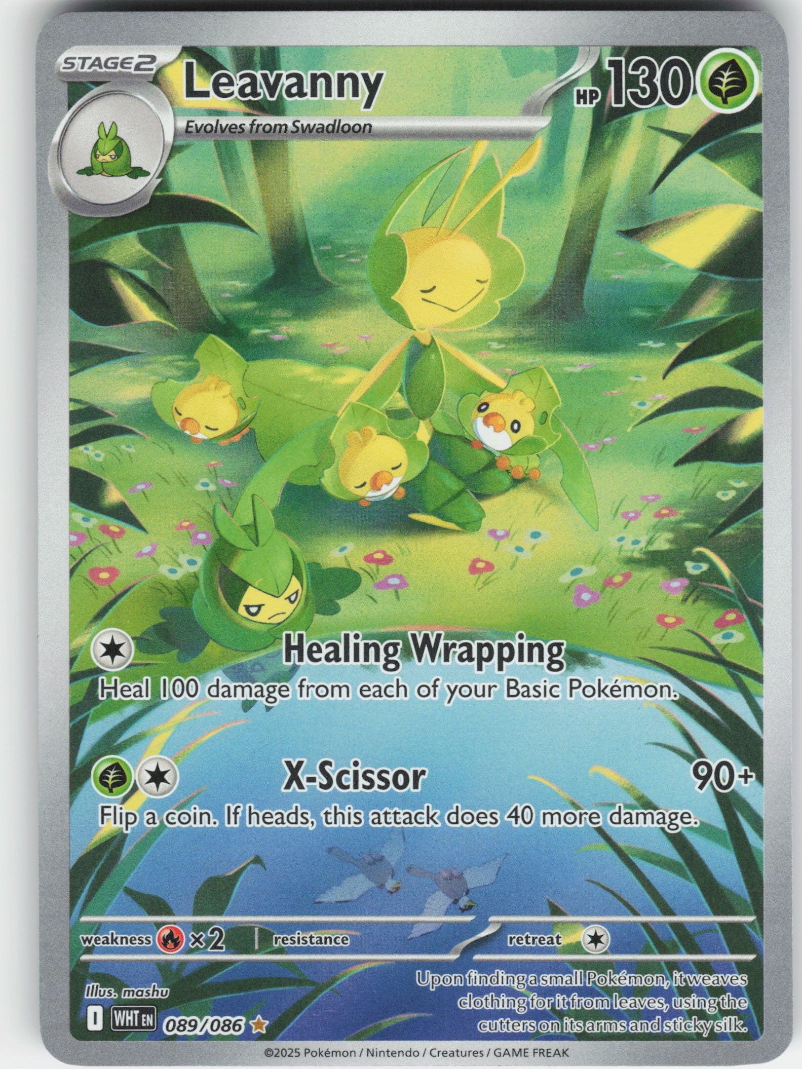 Leavanny - Illustration Rare SV: White Flare 089/086 NM