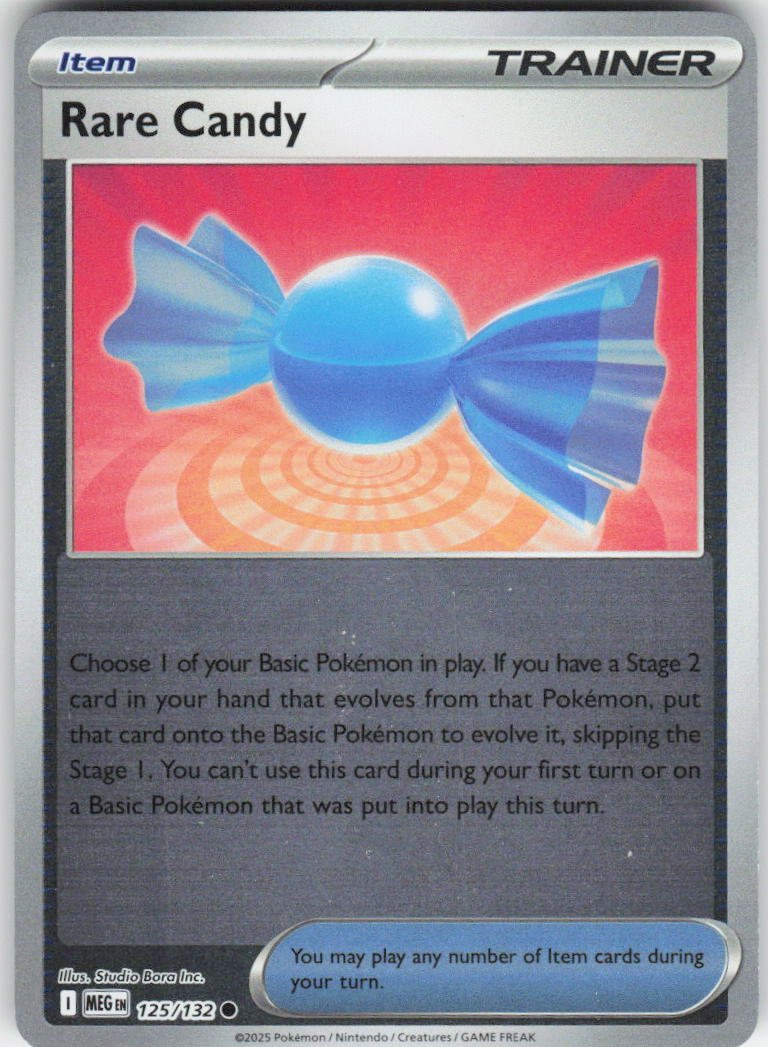 Rare Candy - Common ME01: Mega Evolution 125/132 NM