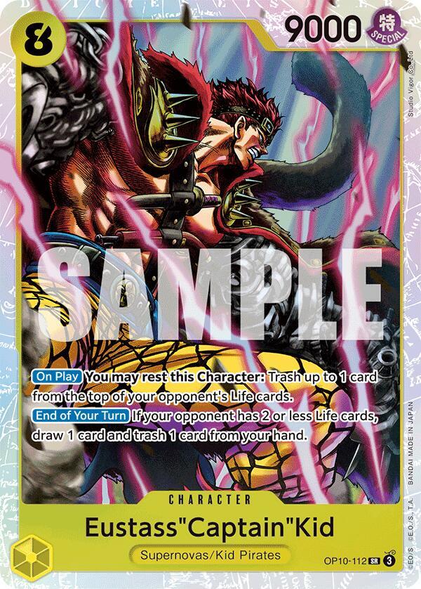 Eustass"Captain"Kid (112) OP10-112 Super Rare Royal Blood NM/M