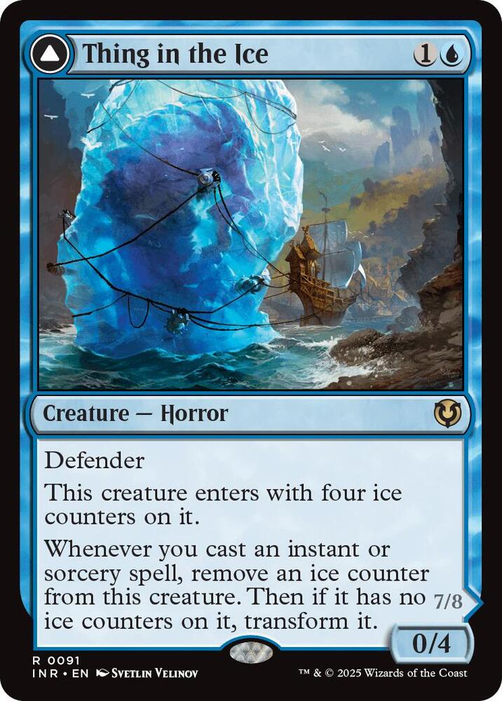 Thing in the Ice 91 Rare Innistrad Remastered NM/M