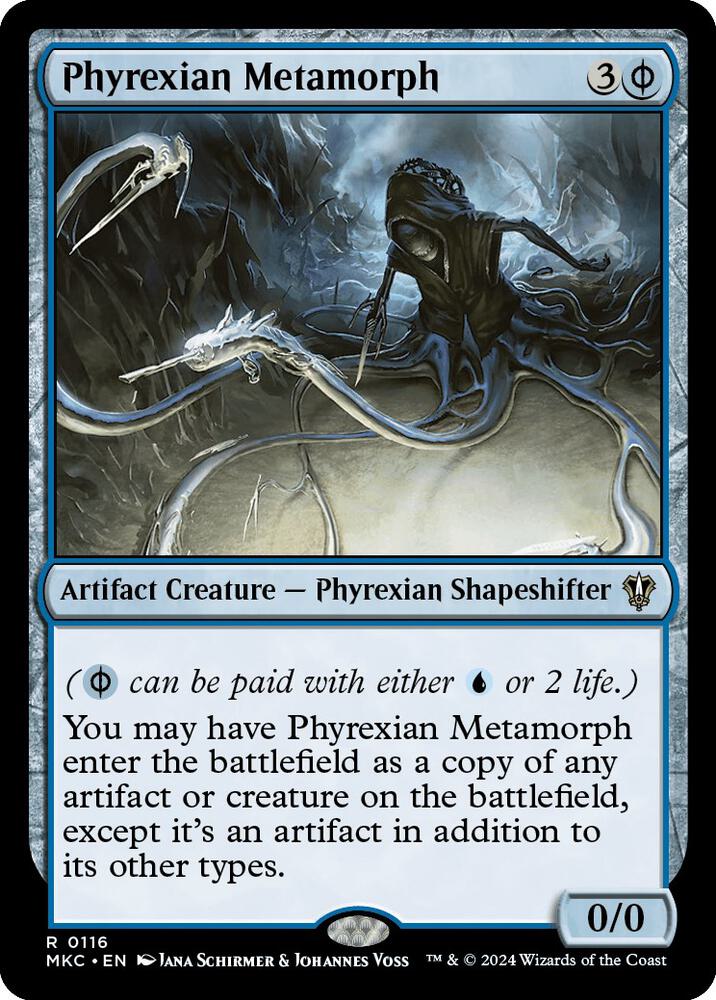 Phyrexian Metamorph 116 Rare Commander: Murders at Karlov Manor NM/M